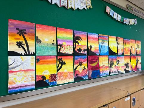 2024학년도 4학년 수채화 수업 후기